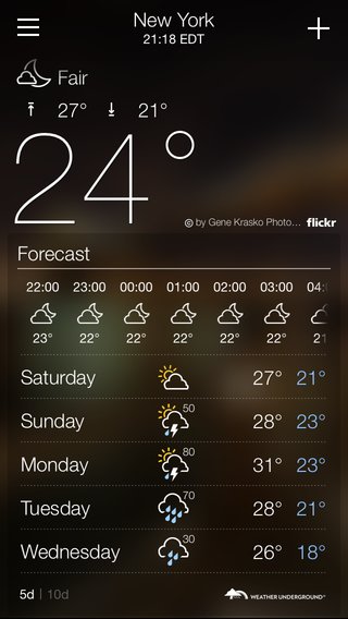 Yahoo Weather